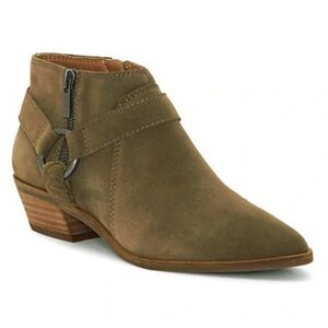 NEW Lucky Brand Enitha Piled Suede Ankle Boots 6